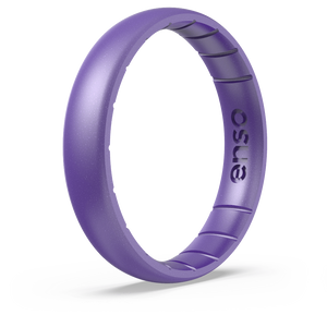 Image of Amethyst Ring - Iridescent bright purple.