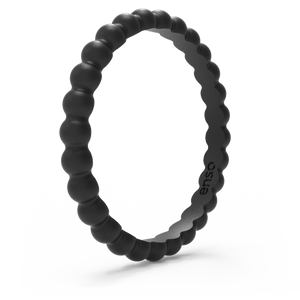Image of Obsidian Ring - Bold, true black.