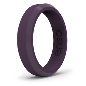 Image of Deep Purple Ring - Deep eggplant purple with a touch of dark Gray.