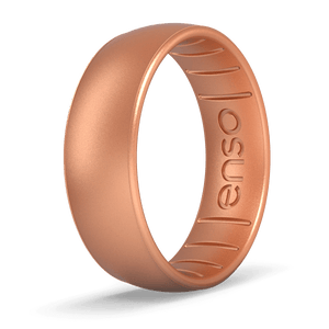 Image of Copper Ring - Metallic pale orange.