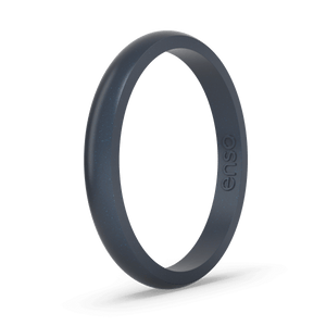 Image of Black Pearl Ring - Metallic true black.