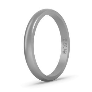 Image of Silver Ring - Metallic light Gray with white undertones.