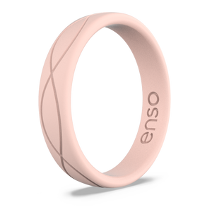 Image of Pink Sand Ring - Pale pink with peach tones.
