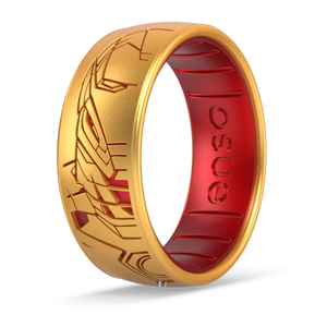 Image of Marvel’s Iron Man Ring - ruby and gold.