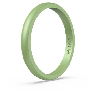 Image of Peridot Ring - Iridescent light green with white undertones.