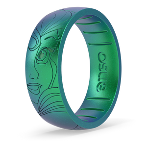Image of Disney Ariel Ring - Iridescent blue green with purple tones.