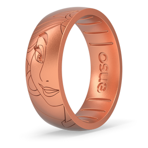 Image of Disney Jasmine Ring - Metallic pale orange.