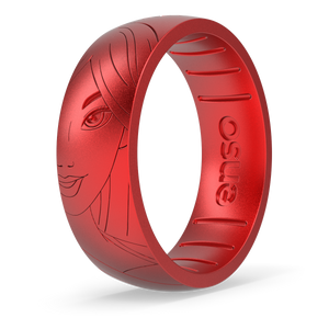Image of Disney Mulan Ring - Deep, true red with hints of shimmer.