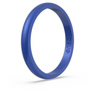 Image of Sapphire Ring - Iridescent vibrant dark blue.