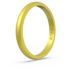 Image of Yellow Topaz Ring - Iridescent bright yellow.